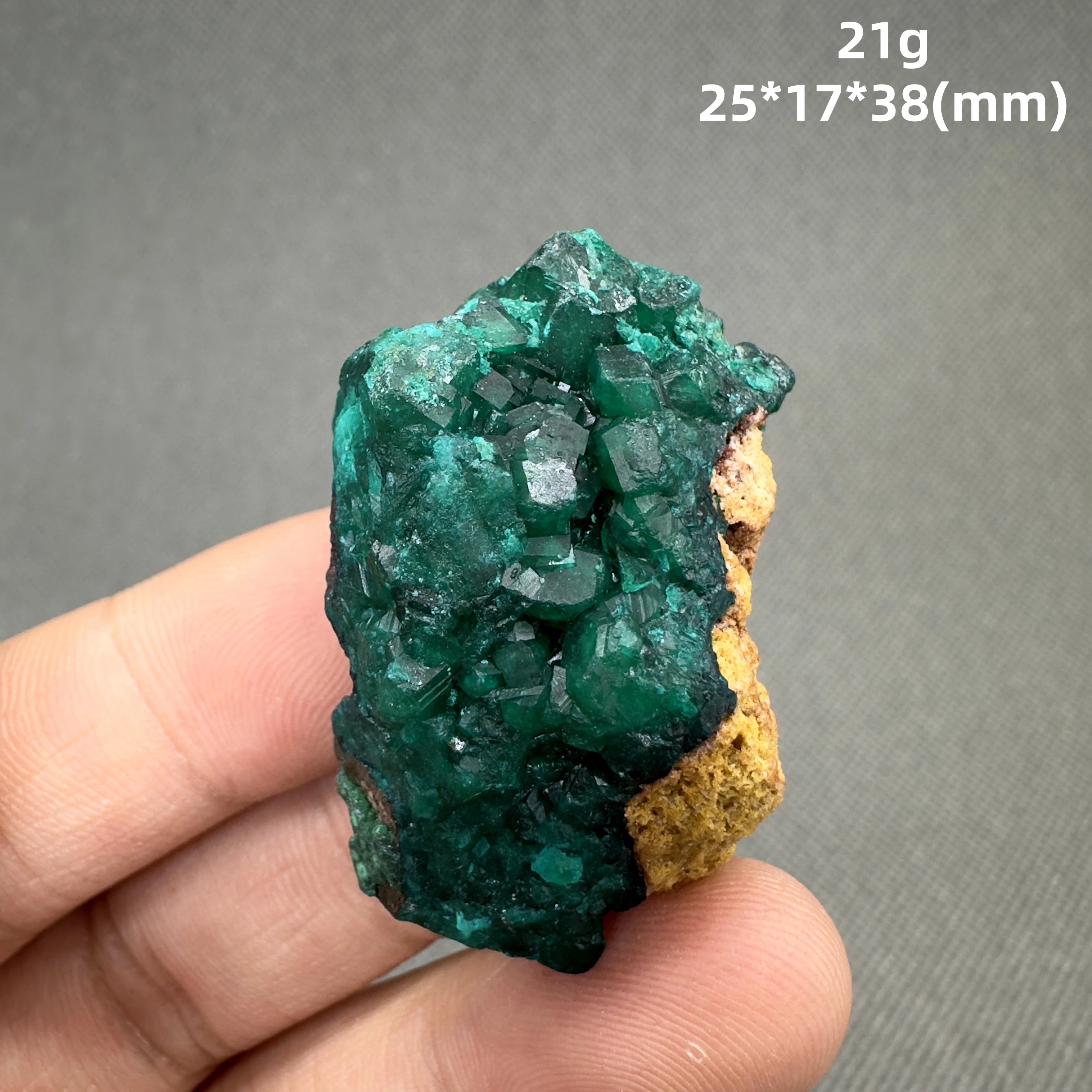 Natural Congo green Dioptase Mineral specimen + healing quartz crystals and stones rock gemstone