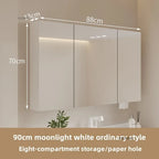 Bathroom Wall Mounted Mirror Cabinet Modern Smart Bathroom Cabinets with Mirror Creative Bathroom Storage Cabinet Home Furniture