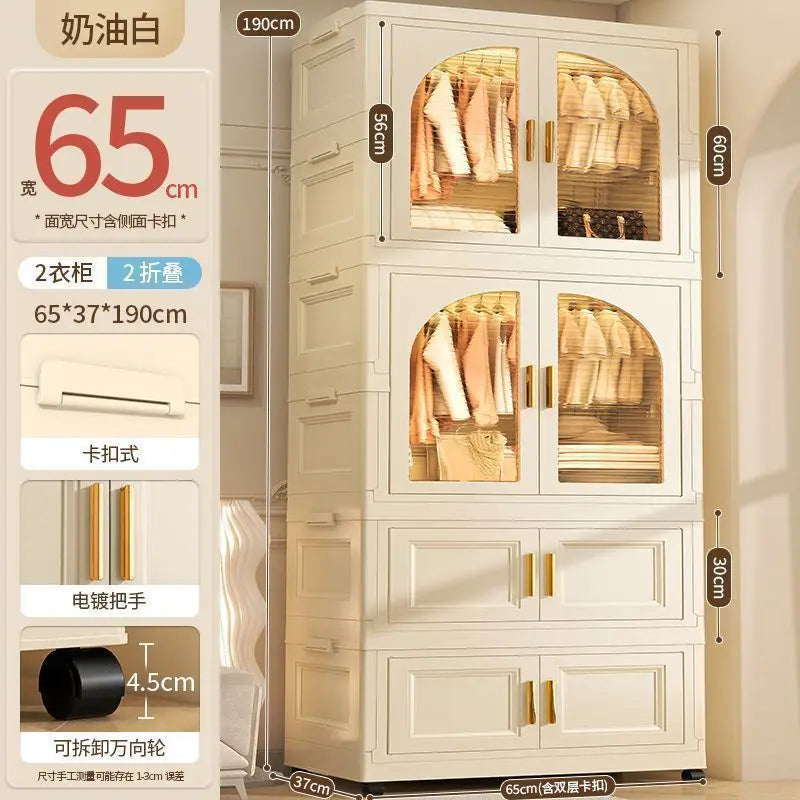 Dressers Bedroom Furniture Home Folding Wardrobe Household Children Wardrobe Home Bedroom Dwvo Storage Drawer Storage Cabinet