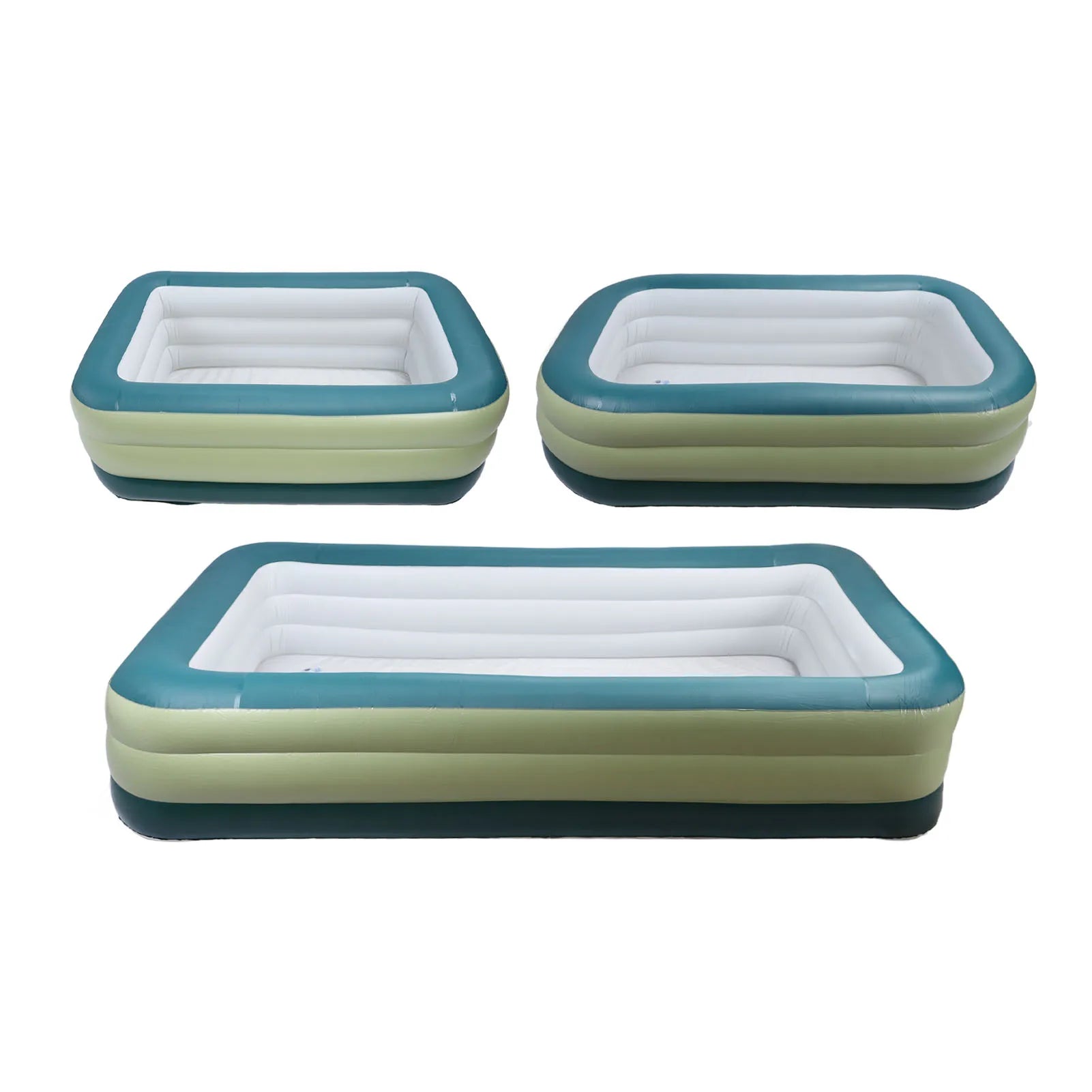Blow Up Swimming Pool Multifunctional PVC Thickened Foldable Portable Large Capacity Inflatable Pool for Adults for Backyard