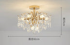 Modern Crystal LED Lights Chandelier For Living Room Decor Bedroom Ceiling Lamp Hanging Light Fixture Home Decoration Luxury