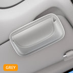 SEAMETAL Car Sun Visor Glasses Case Pu Leather Wear-Resistant Sunglasses Holder Storage Box Universal Eyeglasses Organizer Bag