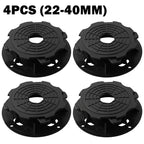 4pcs Height-adjustable Floor Balance Support Pedestal Bearing Decking Boards Slab Bearing Terrace Bearing Weatherproof Tools