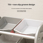 Baby Toy Storage Cabinet Classification Organization Storage Box Sundries Storage Bookshelf Cabinet for Living Room & Bedroom