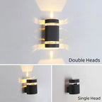 E27/GU10 Outdoor Lights Lighting Wall Light Waterproof Up Down Aluminum Garden Light Double Head Wall Lamp Corridor Lighting
