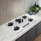 Home Hotel Kitchen Gas Stove New Design of Electronic Ignition Flip Top Stainless Steel Manual