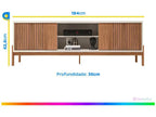 TV Rack 72 ”2 Doors Caemmun Tannen 1.8