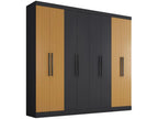 Wardrobe Couple 8 Doors 4 Drawers Araplac Port