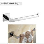 Chrome Polished Bathroom Hardware Mirror Chrome Polished Towel Rack Toilet Paper Holder Towel Bar Hook Bathroom Accessories