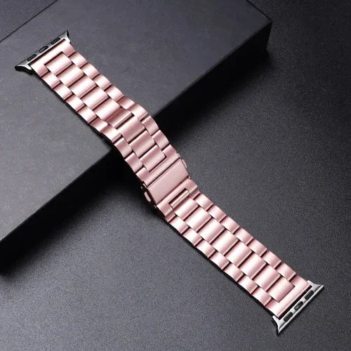 Stainless Steel Apple Watch Band - Metal Bracelet for 38-49mm Series 4-Ultra 2 | AlluCanFind