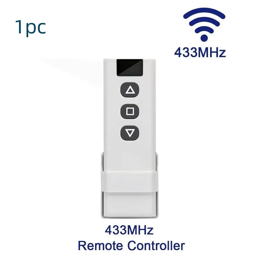 Tuya Smart WiFi Curtain Switch Blind Rolling Shutter RF433MHz Remote Control For Smart Life App Support Google Home Alexa