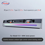 84W Retractable USB Hub for Tesla Model 3/Y (2021-2025)