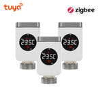 Tuya ZigBee Smart Home Thermostat Radiator Valve Actuator Smart TRV Thermostatic Valve Temperature Controller Alexa Google Home