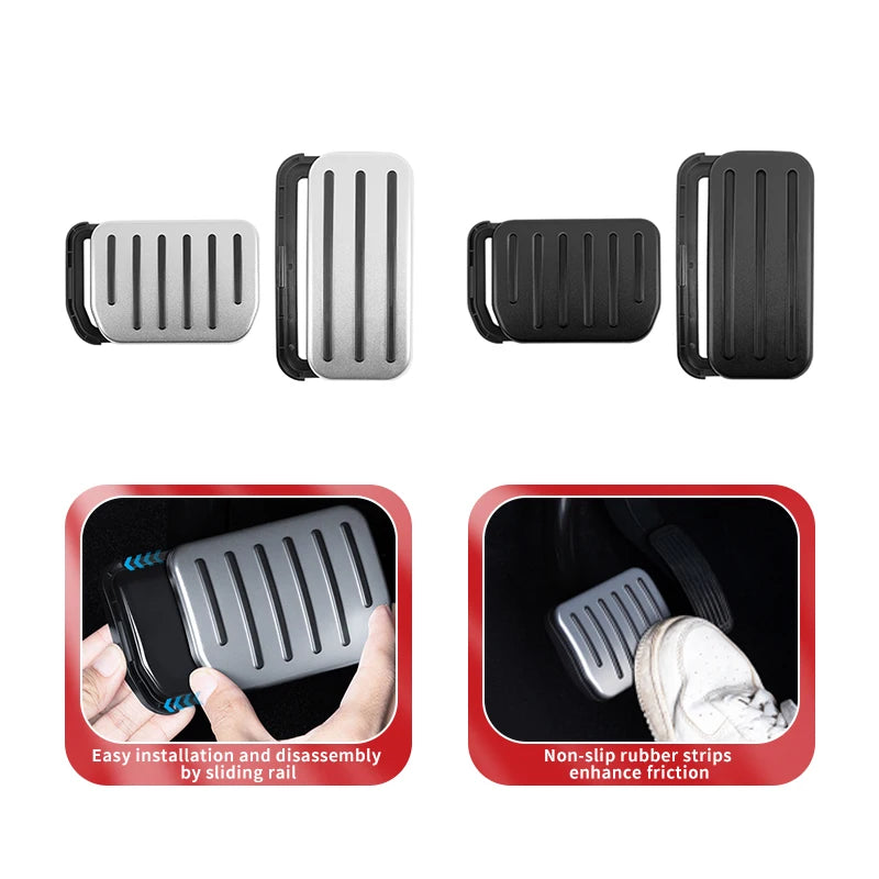 For Tesla Model Y Juniper 2025-2020 Launch Model 3 2017-2024 Highland Accelerator Brake Pedal Anti Slip Foot Rest Cover
