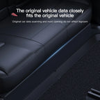 YZ For Tesla Model Y/3 Juniper 2021-2025 Rear Seat Lower Anti-kick Pad Protective Mat Electric Vehicle Protective Accessories