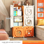 Partitions Bedroom Folding Economic Designer Wardrobe Modern Space Saving Clothes Cabinets Simple Dressers Cube Hotel Furniture