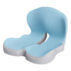 Memory Foam L Shaped Integrated Office Chair Cushion with Lumbar Suppo