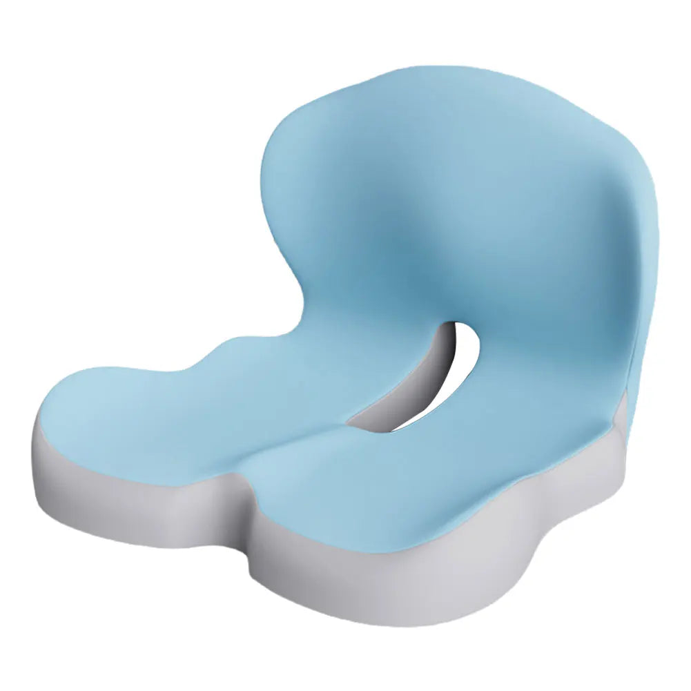 Memory Foam L Shaped Integrated Office Chair Cushion with Lumbar Suppo
