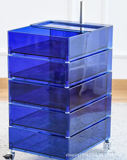 360 Rotating Storage Cabinet Movable Bedside Cabinet Ins Minimalist Nordic Internet Celebrity Cosmetics Multilayer File