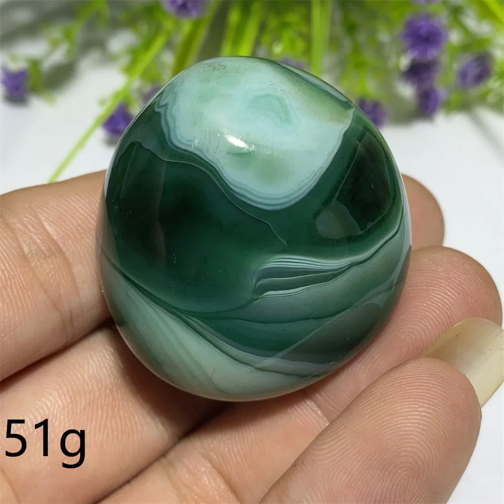 Green Agate Natural Irregular Playthings Small  Stone Healing Crystals Quartz Mineral Craft Decor Accessories Gift