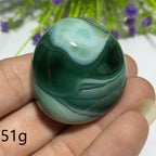 Green Agate Natural Irregular Playthings Small  Stone Healing Crystals Quartz Mineral Craft Decor Accessories Gift