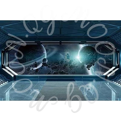 MOON.QG Baby Shower Boy Birthday Party Universe Cockpit Backgrounds for Photographs Spaceship Backdrop Photo Studio Photozone