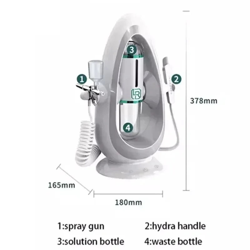 NEW Peeling Beauty Device Small Bubble Oxygen Injection Instrument Hydra Dermabrasion Aqua Facial Cleaning Suction Blackhead