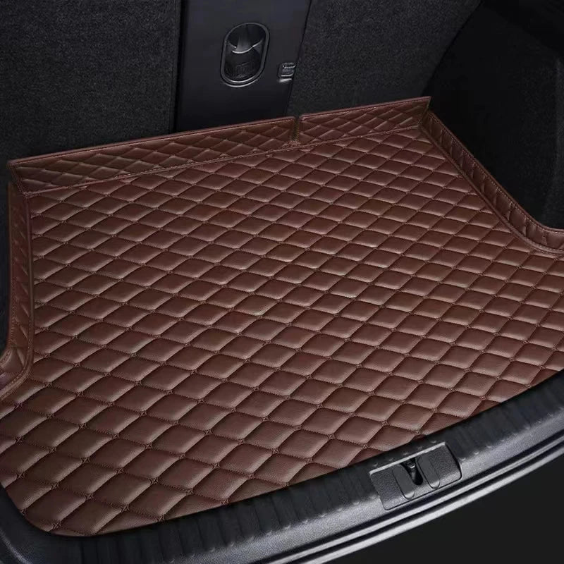 Car Floor Mats For Nissan Leaf ZE1 2018~2022 Luxury Leather Mat Durable Pad pets Interior Parts Rugs Set Accessories 2019