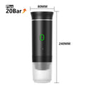 Wireless Electric Portable Capsule Coffee Maker Camping Coffee Maker Fully Automatic Espresso Capsule Powder Travel Coffee Maker