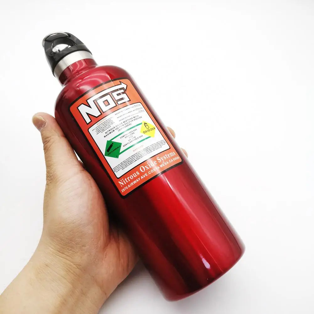 500ml NOS Nitrogen Bottle Car Insulation Cup Insulation Pot Modified JDM Racing Style Car Interior Decoration Accessories