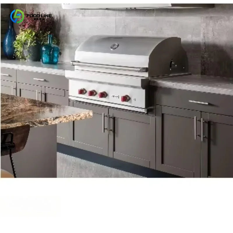 Customizable Cabinets Portable Outdoor Grill Kitchen Set, 2026 New Wood-burning Cooking Garden Equipment