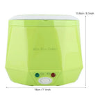 Mini Rice Cooker 1.3L Electric Heating Lunch Box Portable Thermostat Food Steamer Multi Electric Cooker For Car Truck 12/24V
