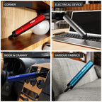 Cordless Vacuum Cleaner Portable USB Rechargeable Car Vacuum 2-Suction Power Mini & Cool Model-X（Aluminum Alloy）