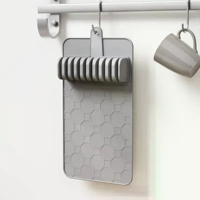 Silicone Knives Organizer Kitchen Knife Holder Detachable Cutlery Anti Slip Pad 10 Slots Knives Holder Home Kitchen Accessories