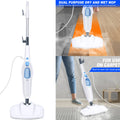 12 IN 1 Electric Steam Mop with 120 Degree Rotatable Head for Floor Cleaning,5000W Steam Cleaner 400ML Water Tank Handheld Mop