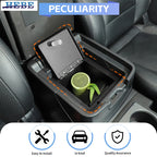 HEBE Armrest Safe Box For Mitsubishi Pajero 2007 2008 2009 2010 2011 2012 2013 2014 2015 2016 2017 2018 2019 2020 2021