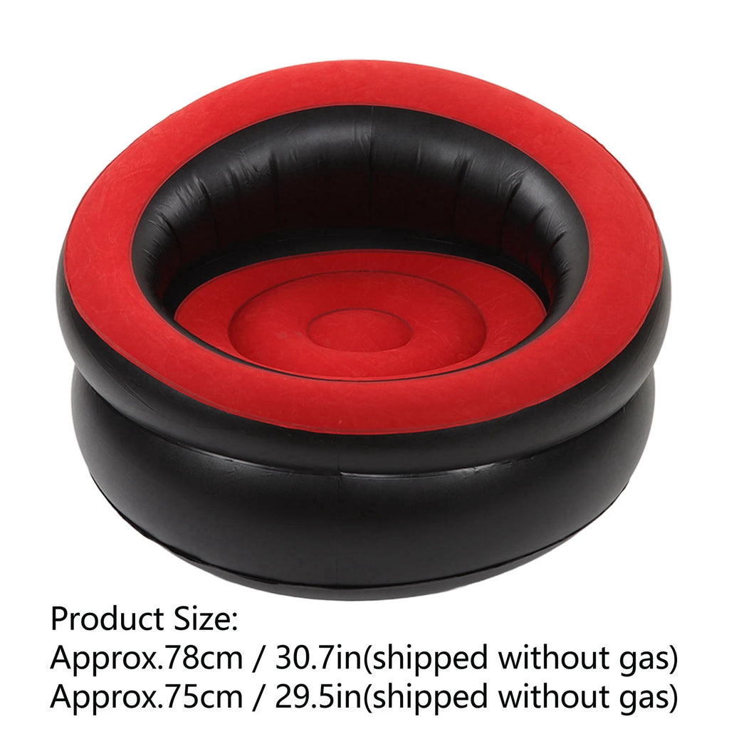 Inflatable Sofa Chair Widely Applicable Fast Inflation Inflatable Couch Ergonomic Design for Bedroom