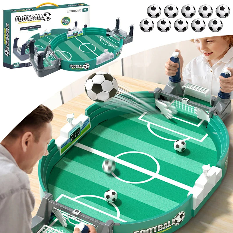 Portable Soccer Table - Desktop Foosball Board Game for Kids, Boys & Family Parties | AlluCanFind