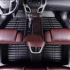 Car LHD Floor Mats for Honda HR V 2016~2022 HR-V HRV RU Vezel Leather Panel Liner Carpet Custom Foot Part Inner Rug Accessories