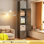 Folding Wardrobe Clothes Cabinets Simple Dressers Cube Storage Locke Closet Plastic Collapsible Sturdy Home Bedroom Furniture
