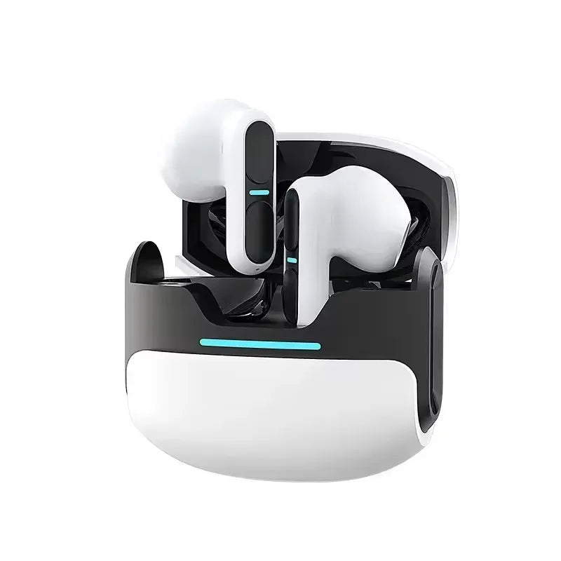 TG11 Wireless Bluetooth Earphones with Intelligent Noise Reduction and LED Cool Light Effect Esports Gaming Earphones No Delay