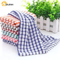 Kitchen Towel Tea Towel Dish Cloth Absorbent Cotton Jacquard Plaid Towel