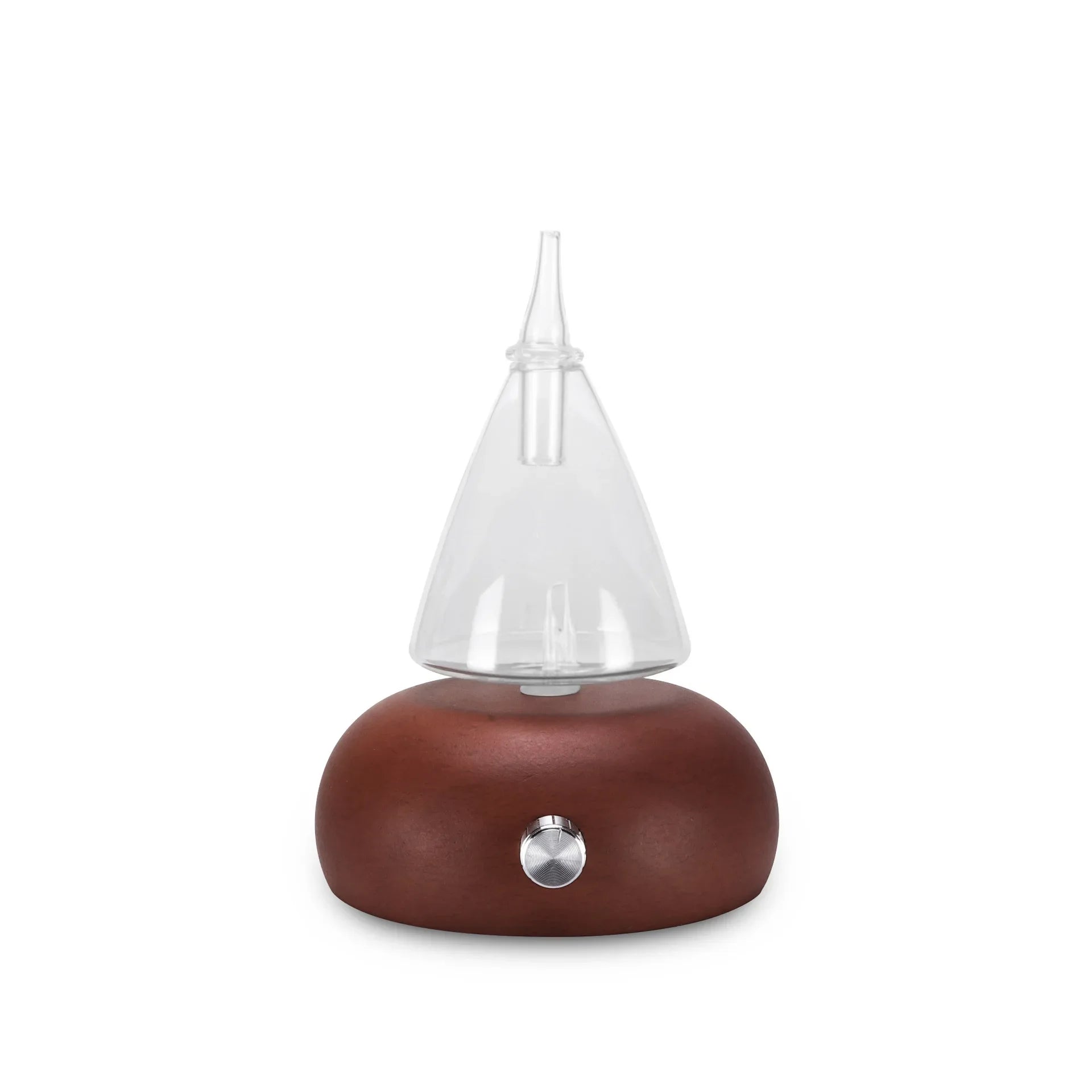 Aroma Essential Oils Diffuser Nebulizer Wooden Glass Air Fragrance Ele