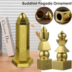 1Pc Buddhist Feng Shui Brass Five Element Pagoda-amulet Can Be Equipped With Tibetan Treasures Pagoda Heaven And Earth