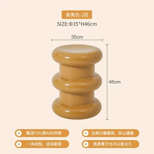 Home Shoe Changing Stool Ins Style Low Stool Sofa Side Table Nordic Modern Minimalist Living Room Creative Small Round Stools