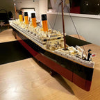 New 9090Pcs Movie Large Cruise Boat Ship Model Building Diy Toys Children Boys Gift Compatible with 10294