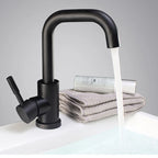 Suguword Bathroom Basin Faucet Stainless Steel Hot Cold Wash Mixer Crane Tap Rotation Sink Faucets Single Handle