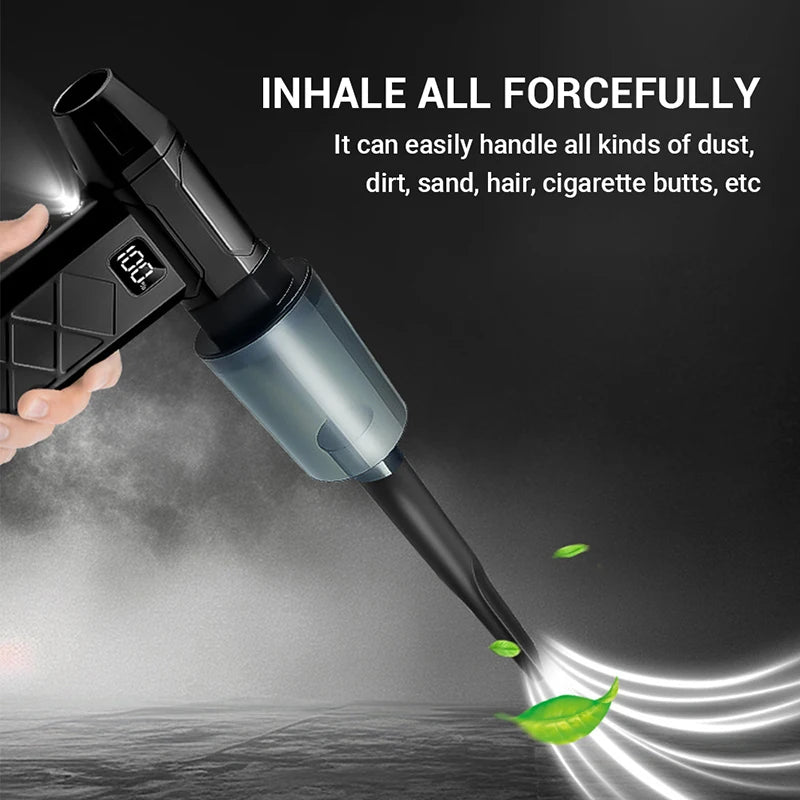 Xiaomi Turbo Jet Blower 800000RPM Brushless Motor Outdoor Powerful Air Blower Handheld Blower Rechargeable Thrust PC Tool