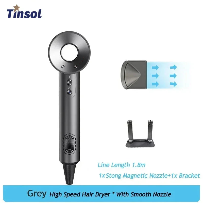 Professional negative ion hair dryer, high-speed constant temperature bladeless hair dryer home negative ion hair dryer