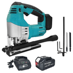 21V Brushless Cordless Jig Saw Electric Jigsaw 6 Speed 4 Position Orbital Setting Woodworking Power Tools Fit Makita 18V Battery